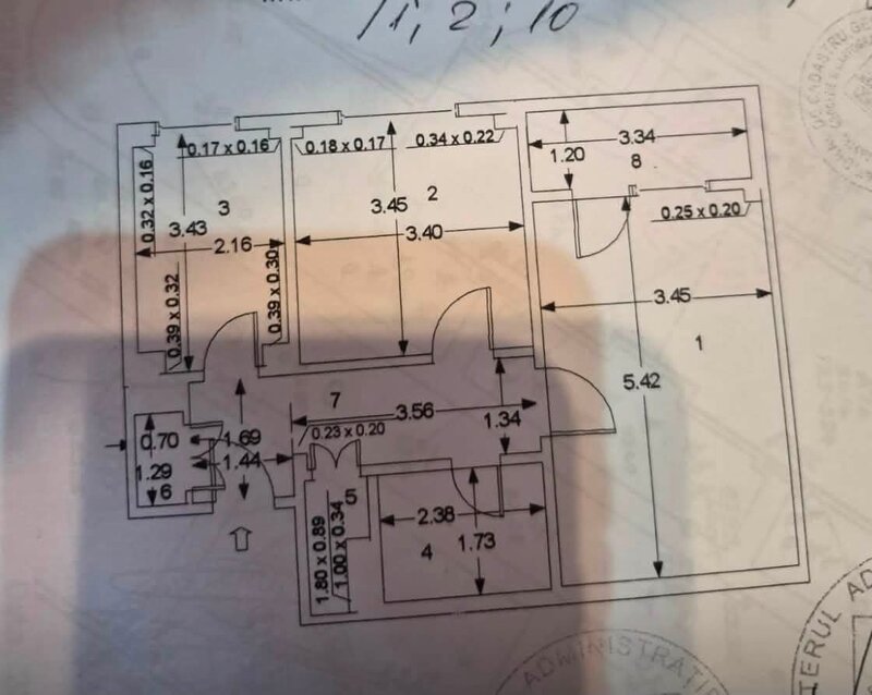 Crangasi, la 10 m Apartament 2 camere, 54 mp, mobilat si utilat, etaj 2/8